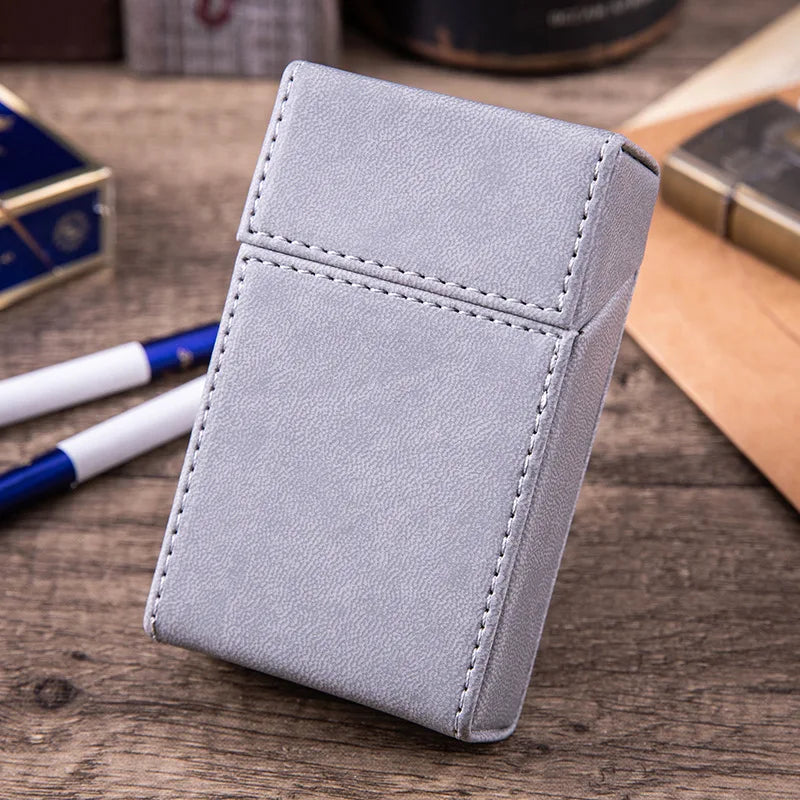 Etui de rangement slim – Cuir PU texturé