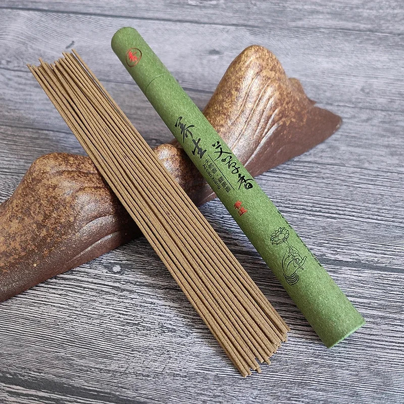Y 40 Stk. Natürliche Sandelholz-Räucherstäbchen Haus Räucherstäbchen Aroma Segnungszeremonie Buddha-Gebet Weihrauch Lavendel Grüner Tee Rose