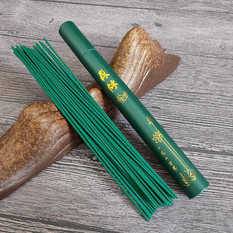 Y 40 Stk. Natürliche Sandelholz-Räucherstäbchen Haus Räucherstäbchen Aroma Segnungszeremonie Buddha-Gebet Weihrauch Lavendel Grüner Tee Rose