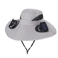 Casquette Ventilée Solaire – Double Ventilateur Intégré, Protection UV, 3 Vitesses