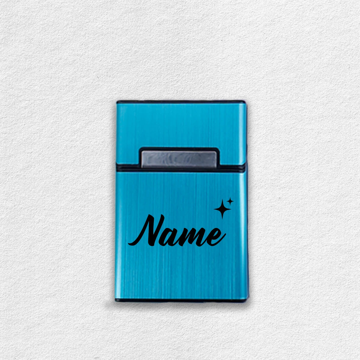 Etui compact personnalisé – Boîtier métal gravé