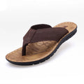 Sandales en cuir véritable – Tongs homme été style leisure