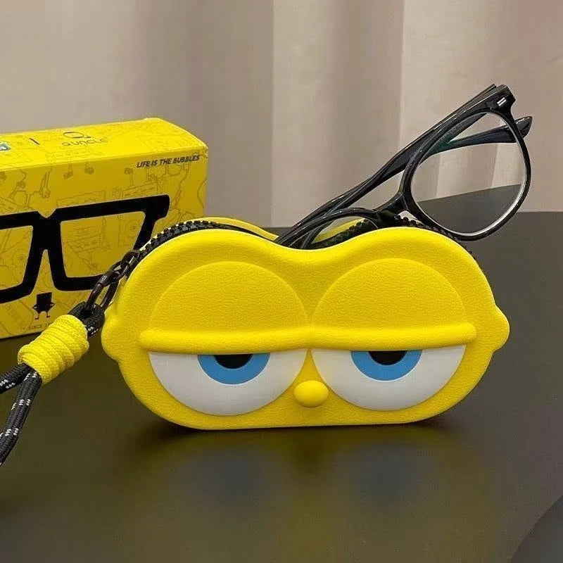 Brillenetui aus Silikon – Kawaii SpongeBob Design, unisex