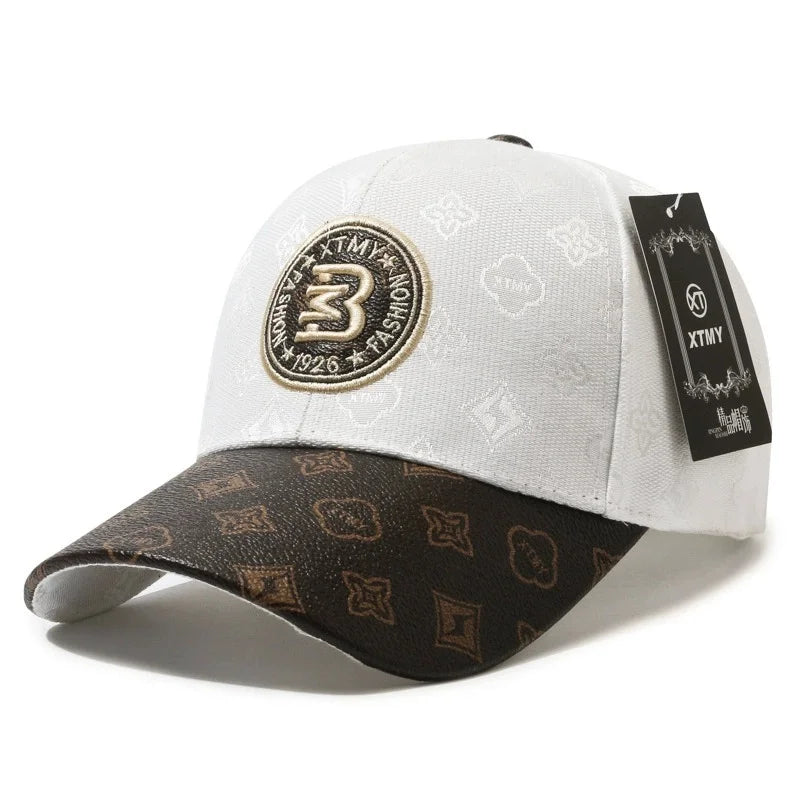 Casquette Baseball – Broderie Lettre Ajustable Unisexe