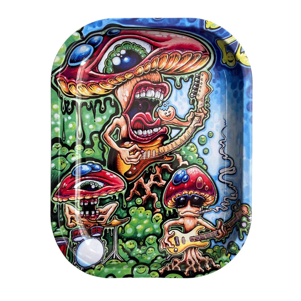 Plateau de rangement – Plateaux en métal laqué, format compact 18x14 cm