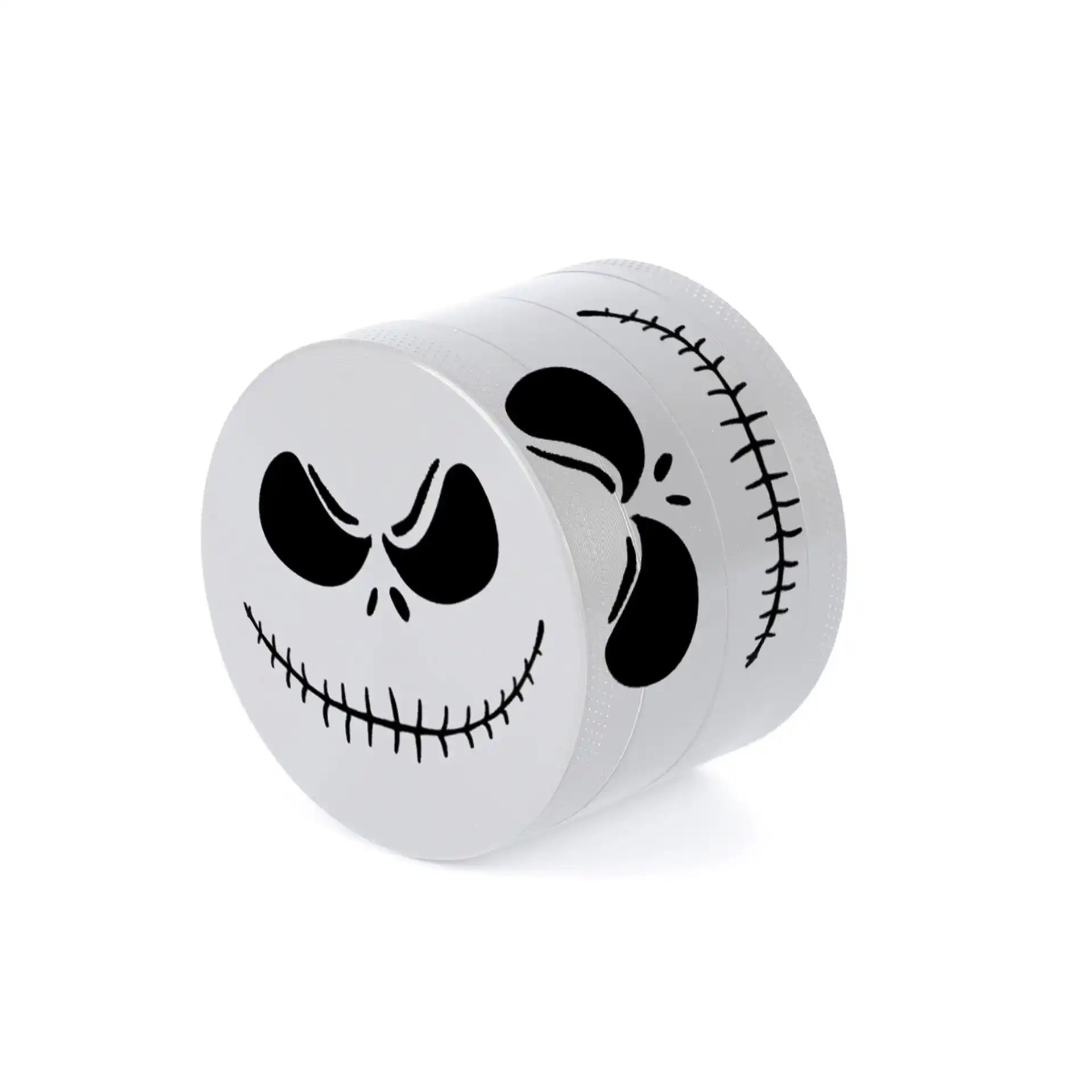 Gewürzmühle aus Metall – Jack Skeleton Motiv 50 mm Elfenbein