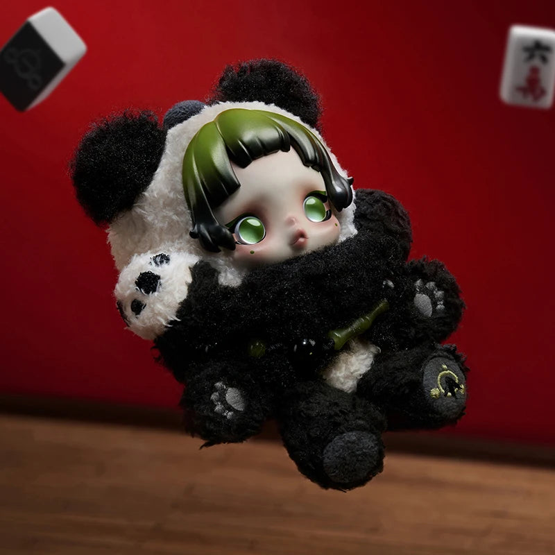 Plüsch-Anhänger POP MART SKULLPANDA Lazy Panda — Limitierte Edition