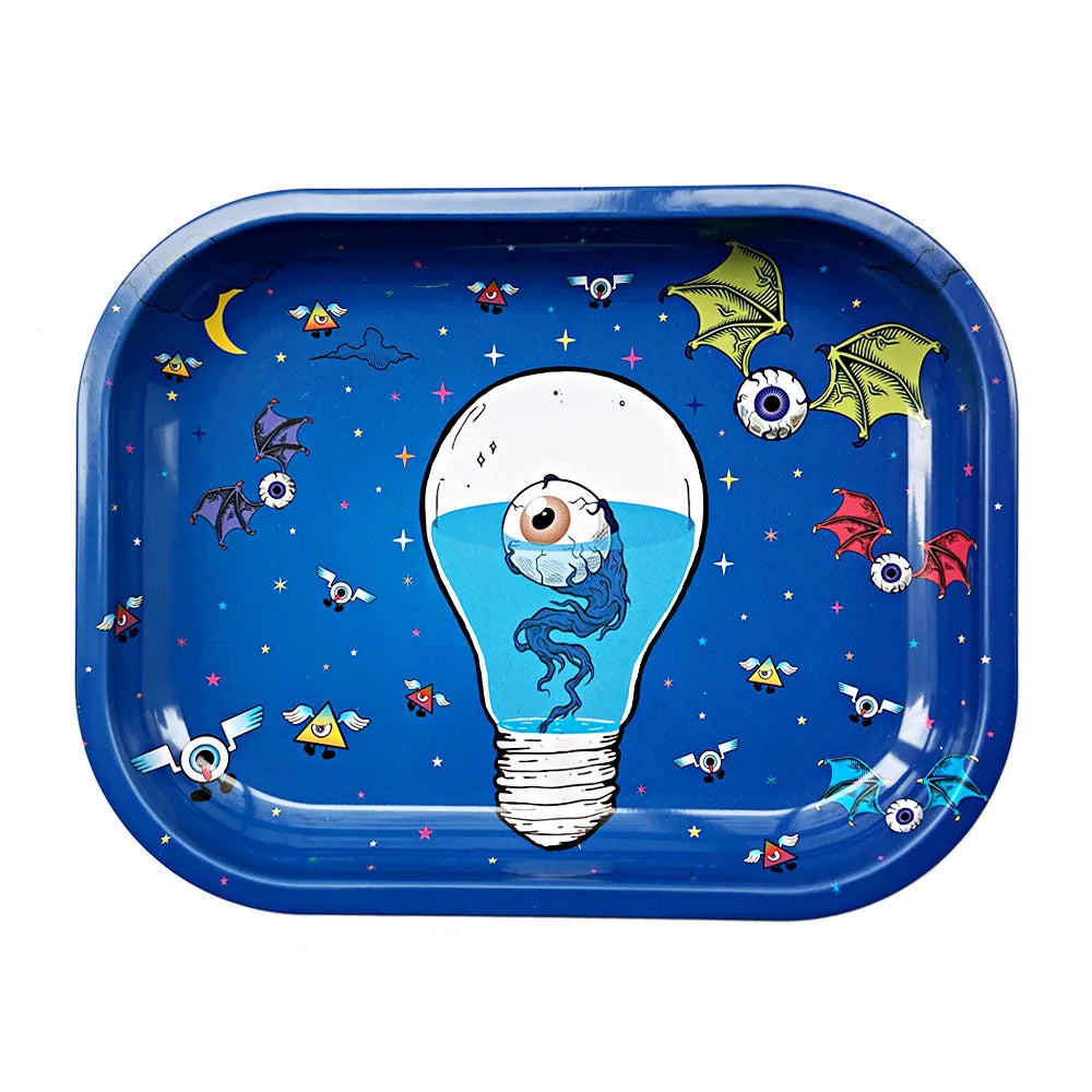 Plateau de rangement – Plateaux en métal laqué, format compact 18x14 cm – Modèle 02 | Chillvibes