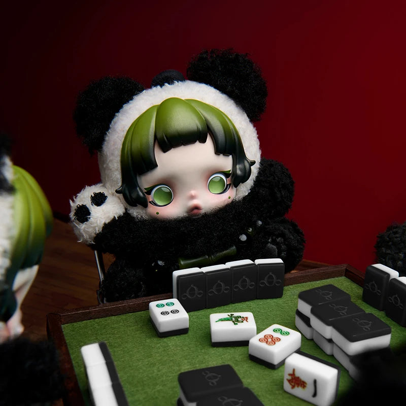 Plüsch-Anhänger POP MART SKULLPANDA Lazy Panda — Limitierte Edition