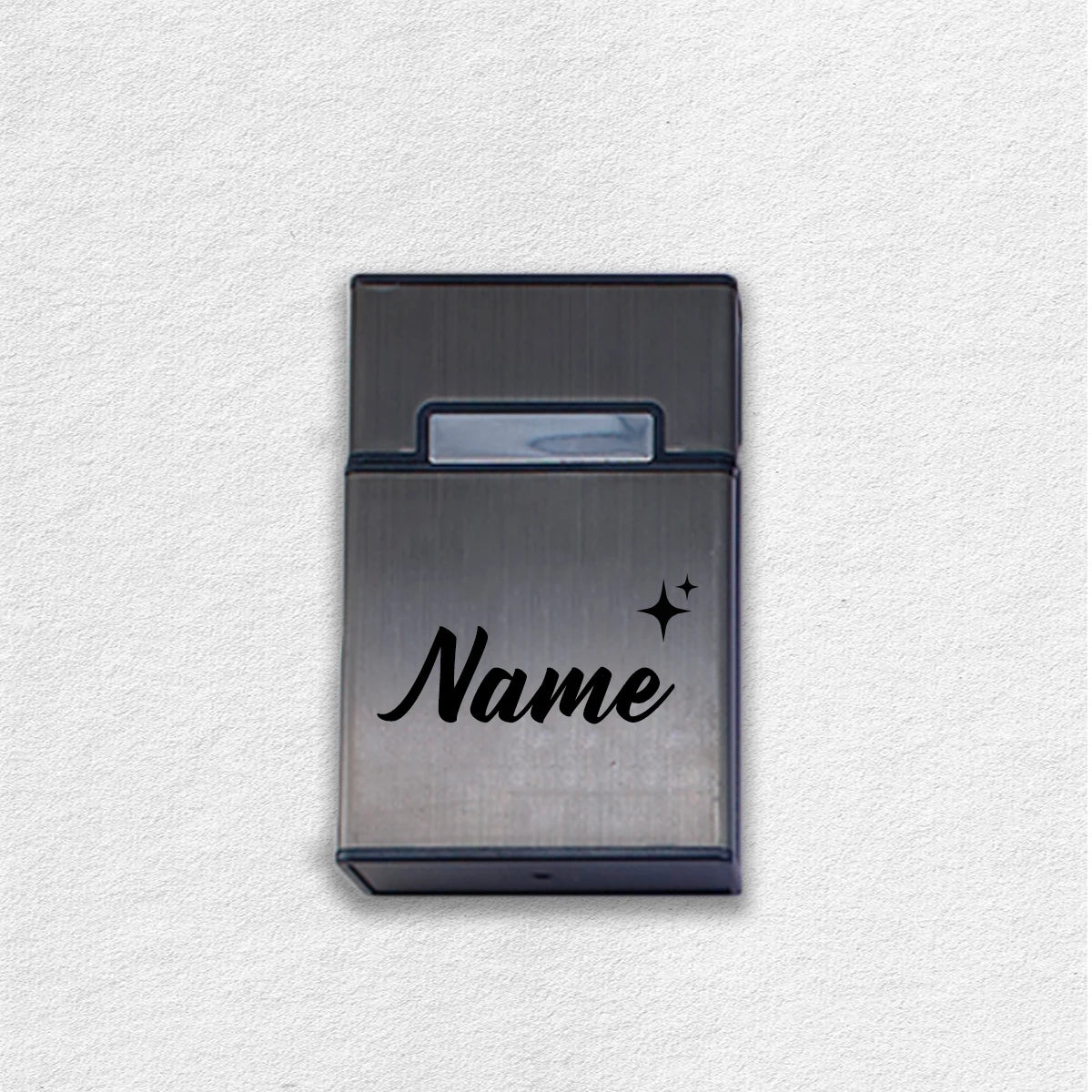 Etui compact personnalisé – Boîtier métal gravé