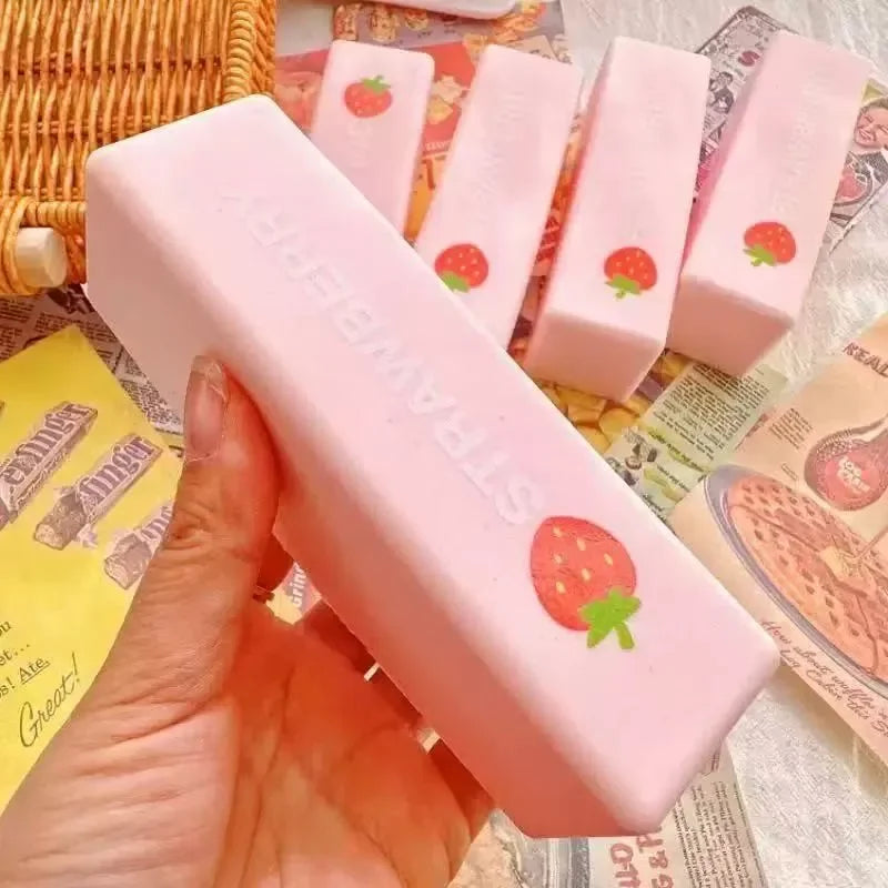 Squishy Beurre fondant — Fidget toy anti-stress forme fromage – Fraise 1 pièce | Chillvibes