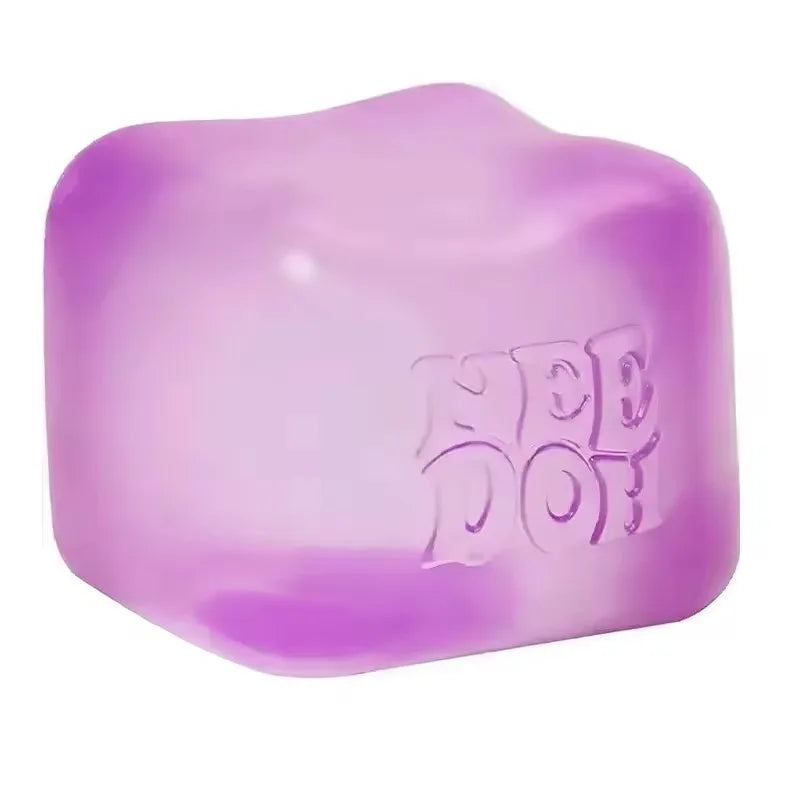 Jouet sensoriel squeeze – Méduse et cube antistress Nee Doh