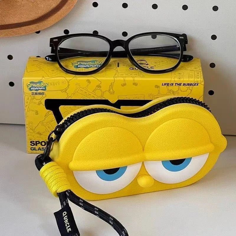 Brillenetui aus Silikon – Kawaii SpongeBob Design, unisex