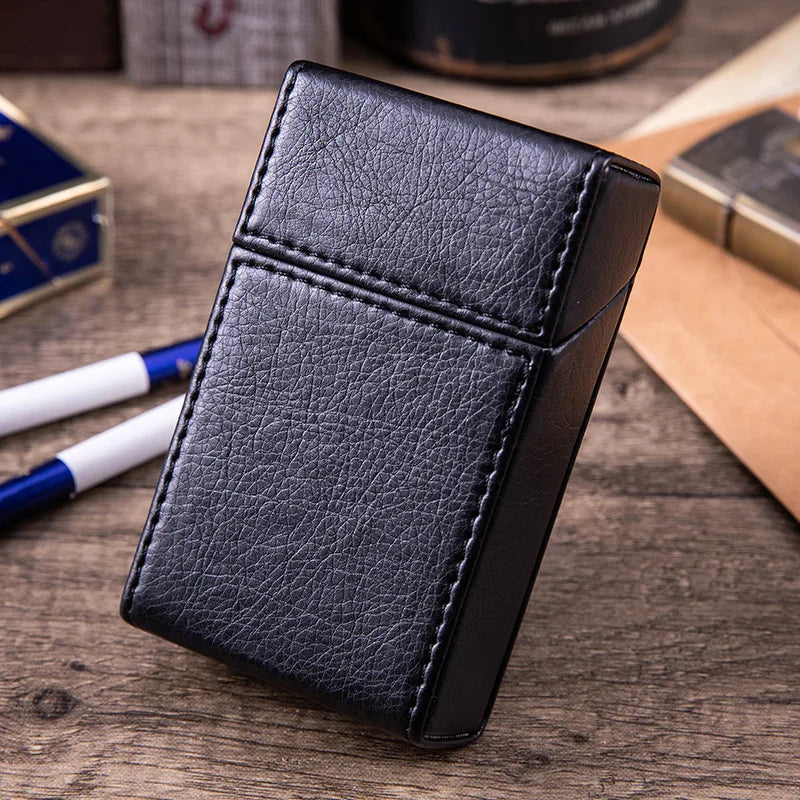 Etui de rangement slim – Cuir PU texturé