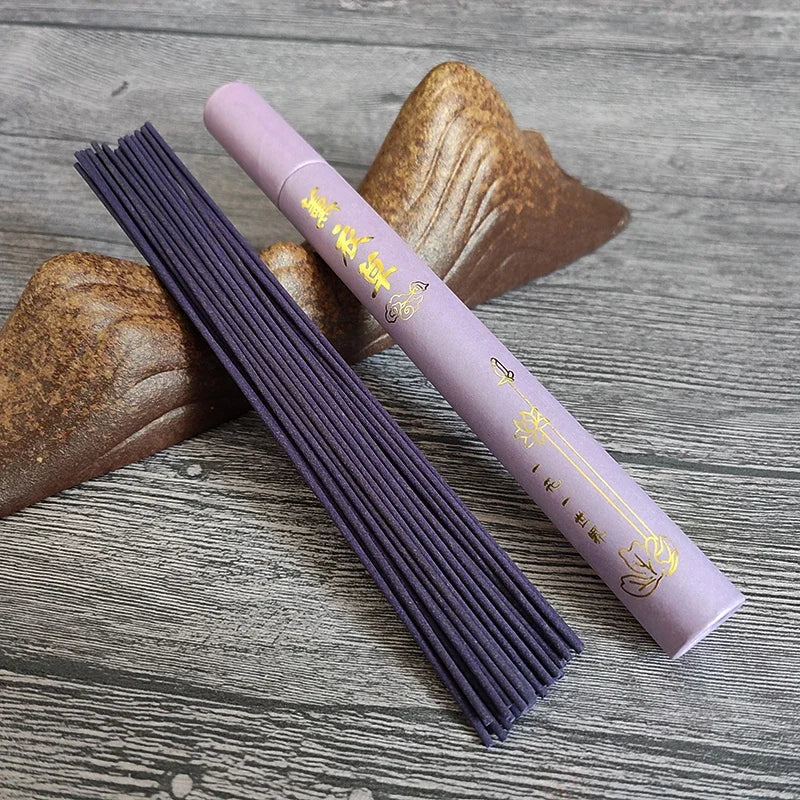 Bâtonnets d'encens naturels – Coffret 40 pièces Bois de Santal & Arômes – Lavande | Chillvibes