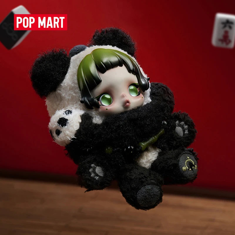 Plüsch-Anhänger POP MART SKULLPANDA Lazy Panda — Limitierte Edition