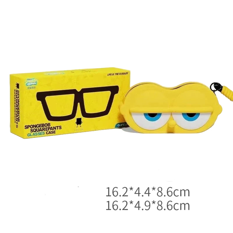 Brillenetui aus Silikon – Kawaii SpongeBob Design, unisex