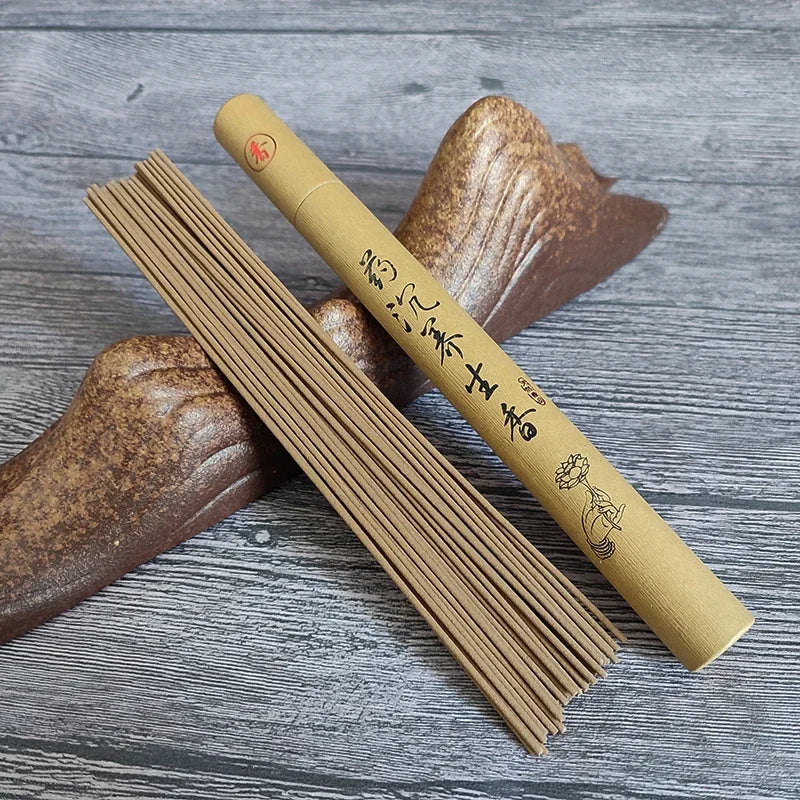 Y 40 Stk. Natürliche Sandelholz-Räucherstäbchen Haus Räucherstäbchen Aroma Segnungszeremonie Buddha-Gebet Weihrauch Lavendel Grüner Tee Rose