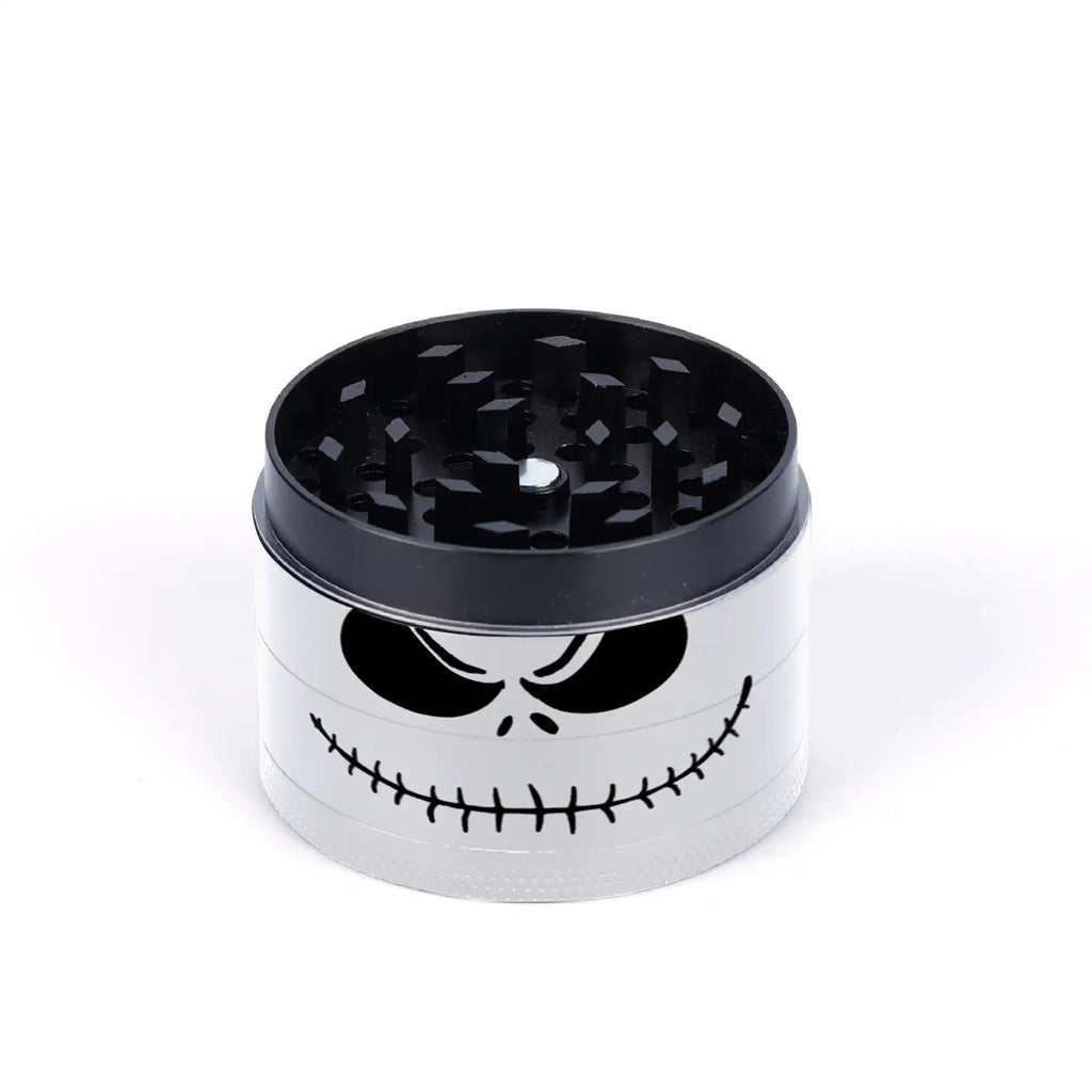 Moulin à épices métal – Motif Jack Skeleton 50 mm ivoire