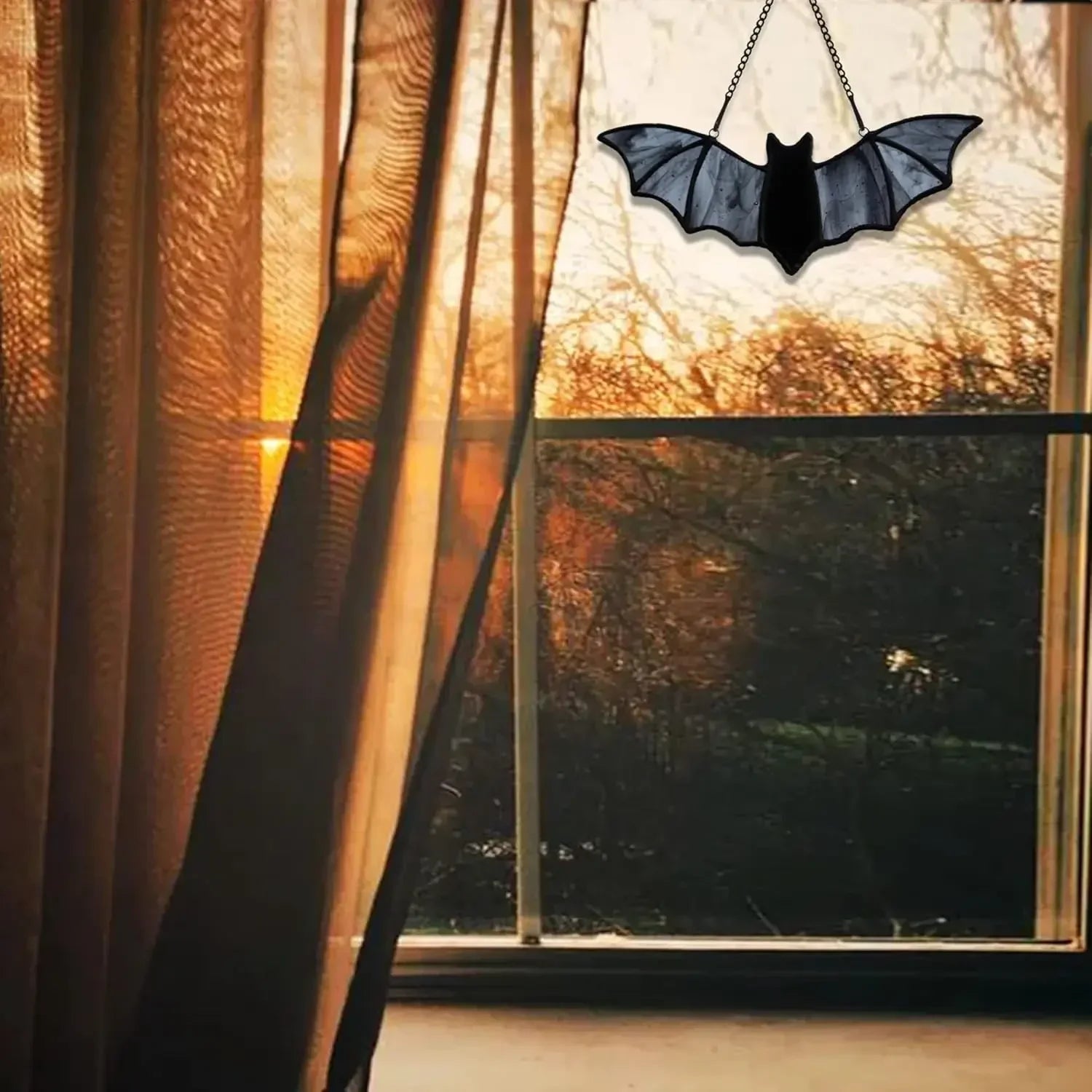 Dekorativer Lichtfänger Fledermaus aus Acryl – 2 Größen