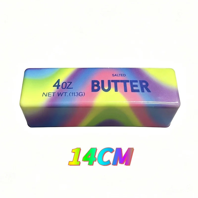 Squishy Schmelzbutter — Fidget Toy Anti-Stress in Käseform