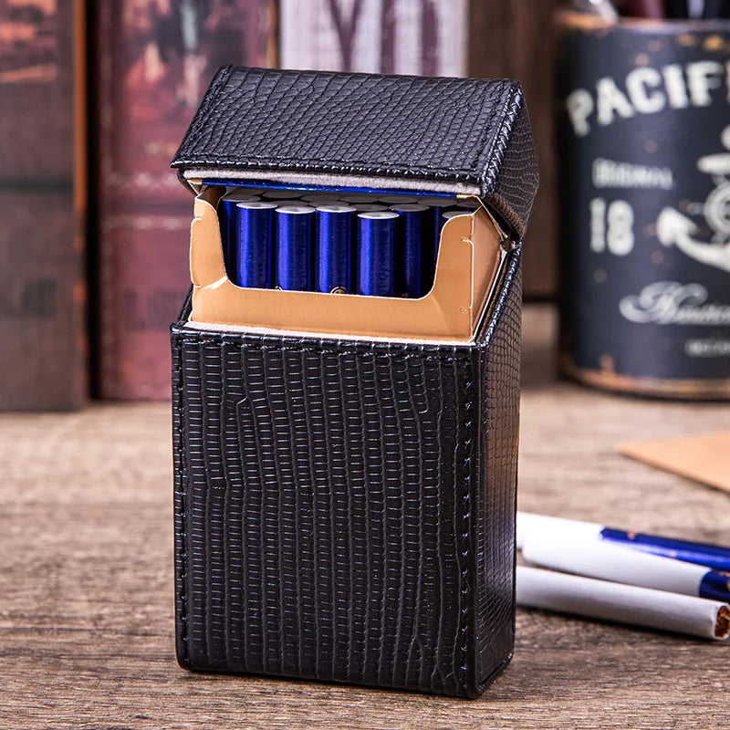 Etui de rangement slim – Cuir PU texturé