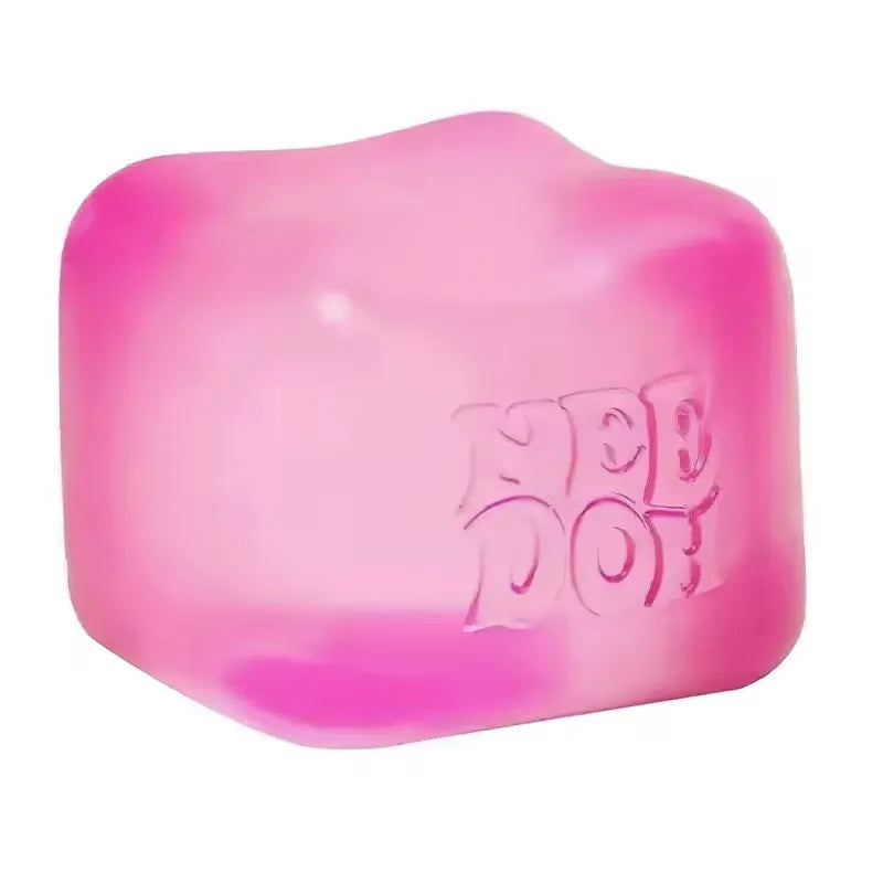 Jouet sensoriel squeeze – Méduse et cube antistress Nee Doh
