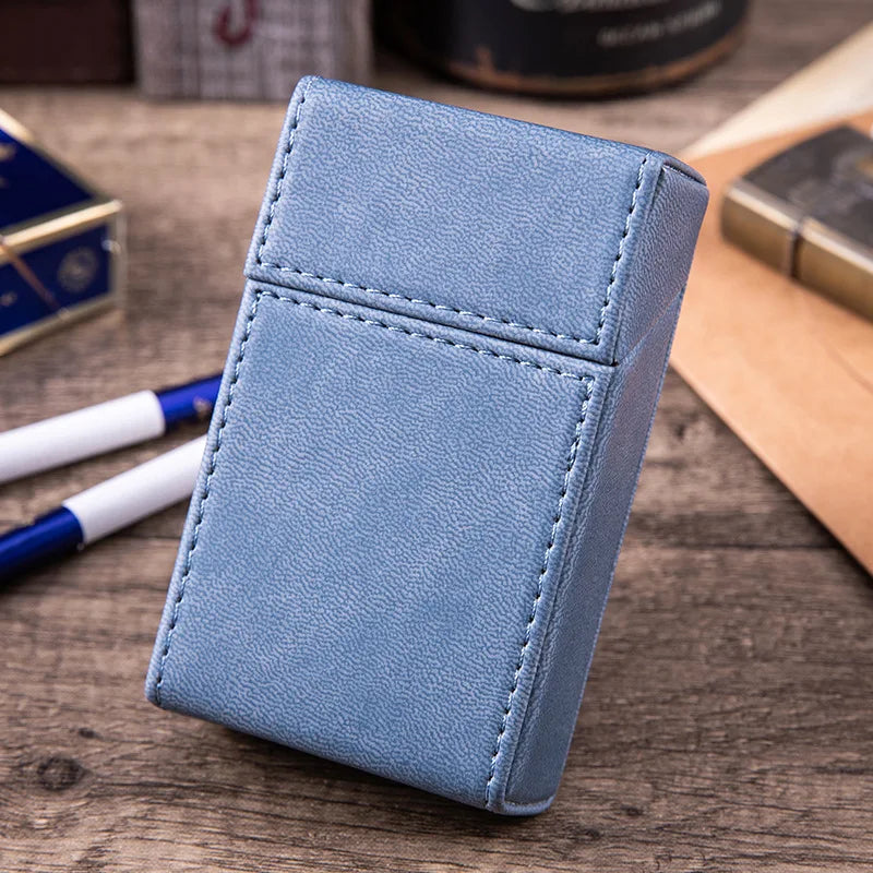 Etui de rangement slim – Cuir PU texturé