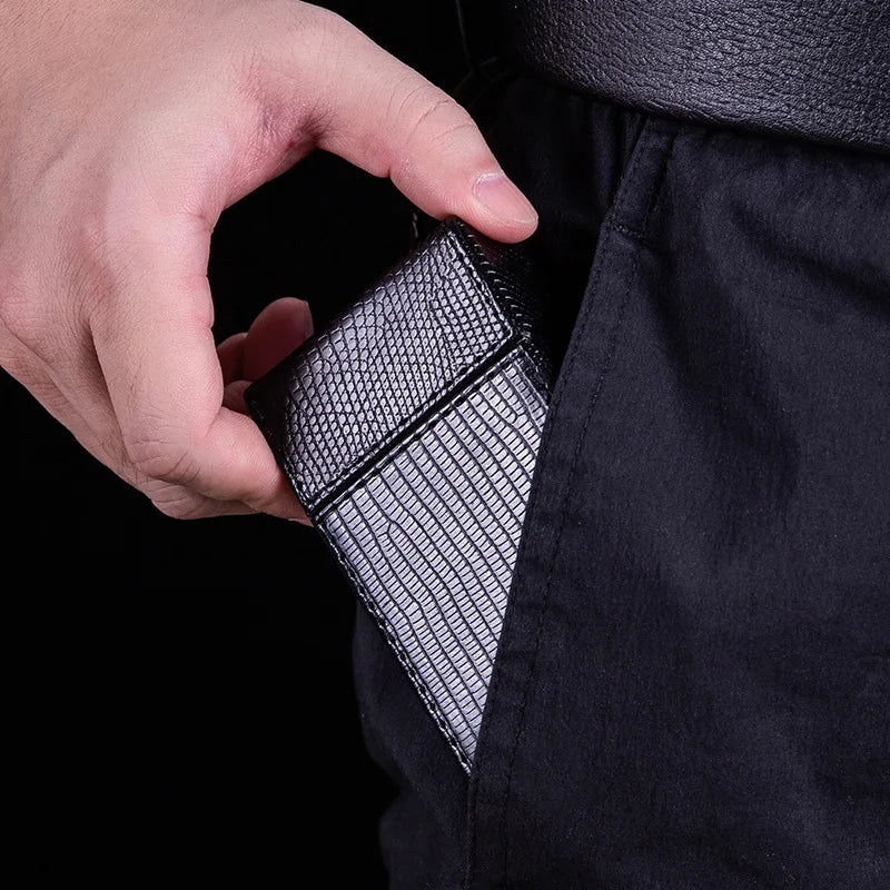 Etui de rangement slim – Cuir PU texturé