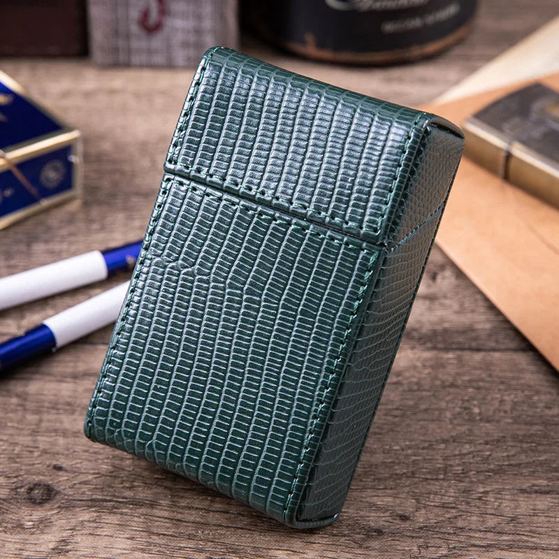Etui de rangement slim – Cuir PU texturé