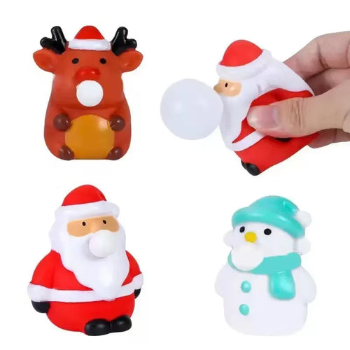 Balles anti-stress de Noël – Père Noël, bonhomme ou renne | Chillvibes