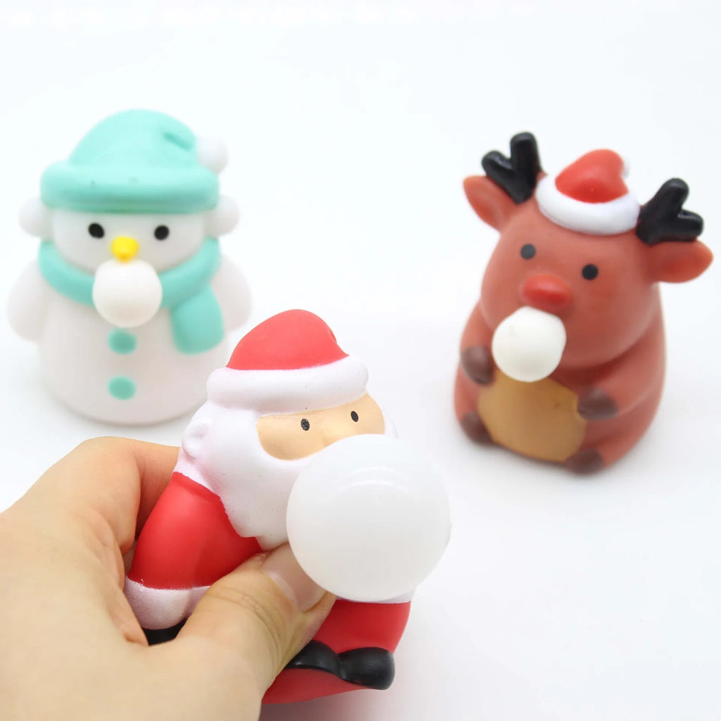 Balles anti-stress de Noël – Père Noël, bonhomme ou renne – vue 3 | Chillvibes