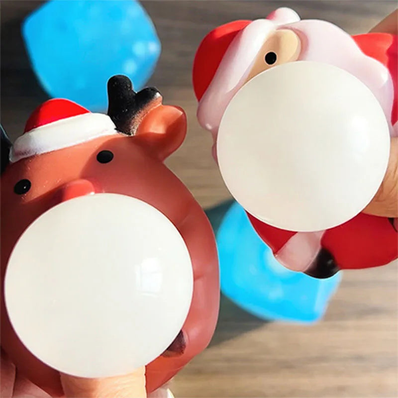 Balles anti-stress de Noël – Père Noël, bonhomme ou renne – vue 6 | Chillvibes
