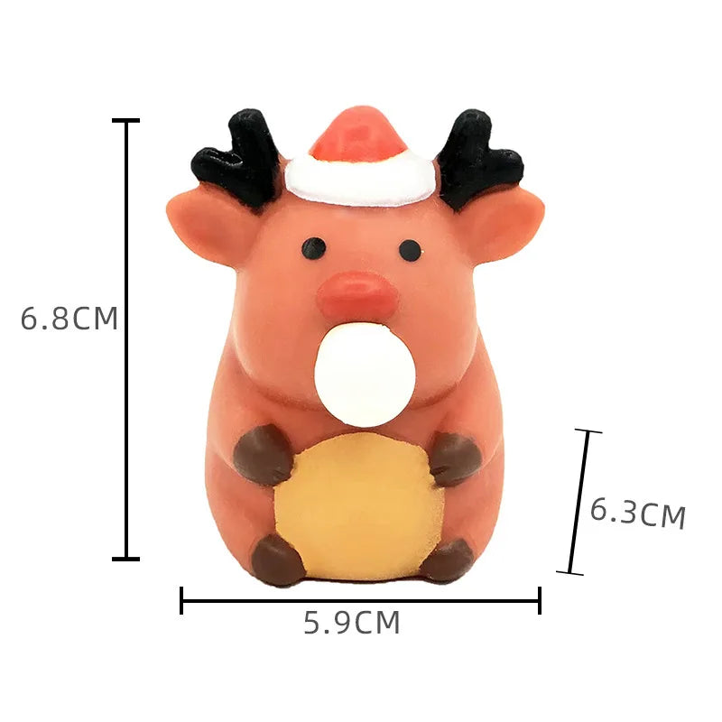 Balles anti-stress de Noël – Père Noël, bonhomme ou renne – vue 8 | Chillvibes