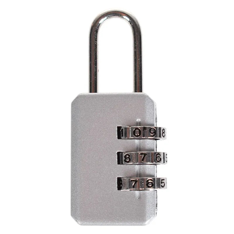Cadenas à code 3 chiffres – Bagage et casier, 7 coloris – vue 10 | Chillvibes