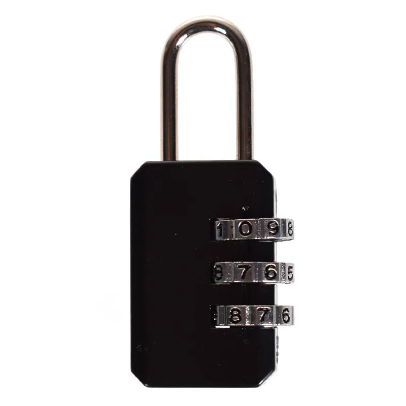 Cadenas à code 3 chiffres – Bagage et casier, 7 coloris – vue 2 | Chillvibes