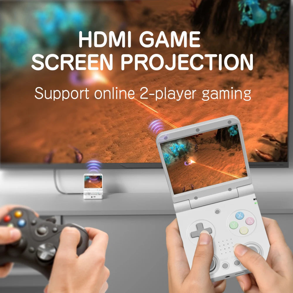 Console rétro à clapet – Écran IPS 3,5 pouces, 4 coloris – vue 3 | Chillvibes