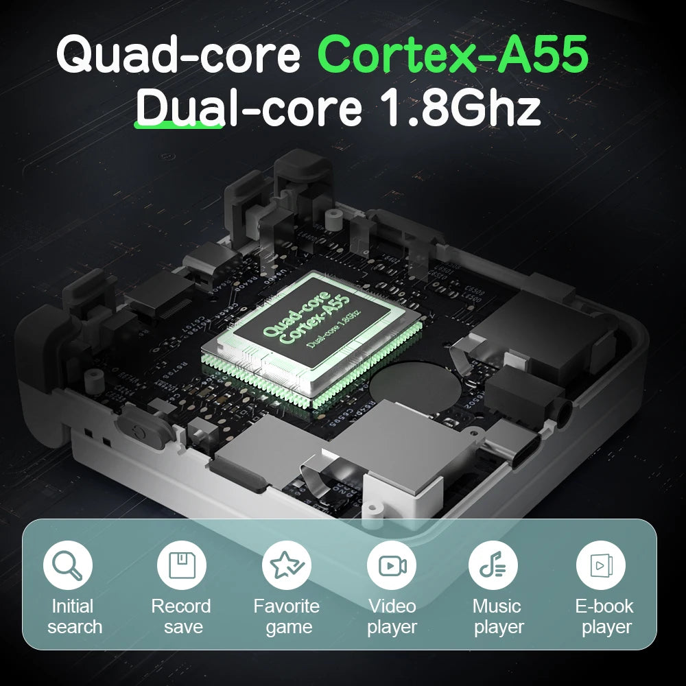 Console rétro à clapet – Écran IPS 3,5 pouces, 4 coloris – vue 4 | Chillvibes