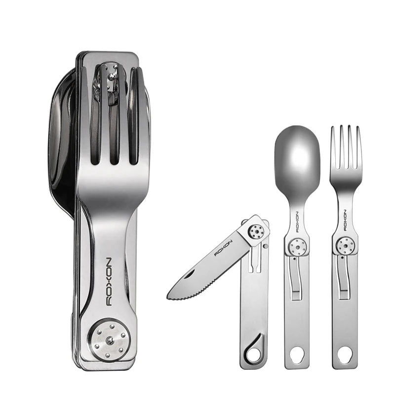 Couverts de camping – Inox démontable, trois versions | Chillvibes