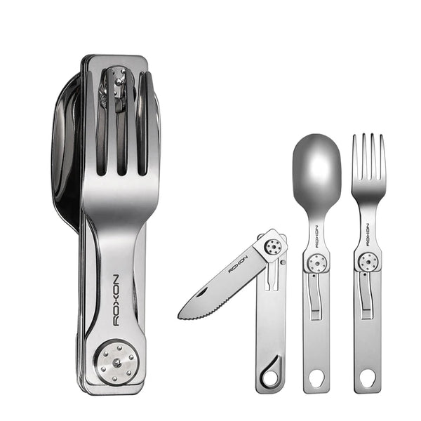 Couverts de camping – Inox démontable, trois versions | Chillvibes