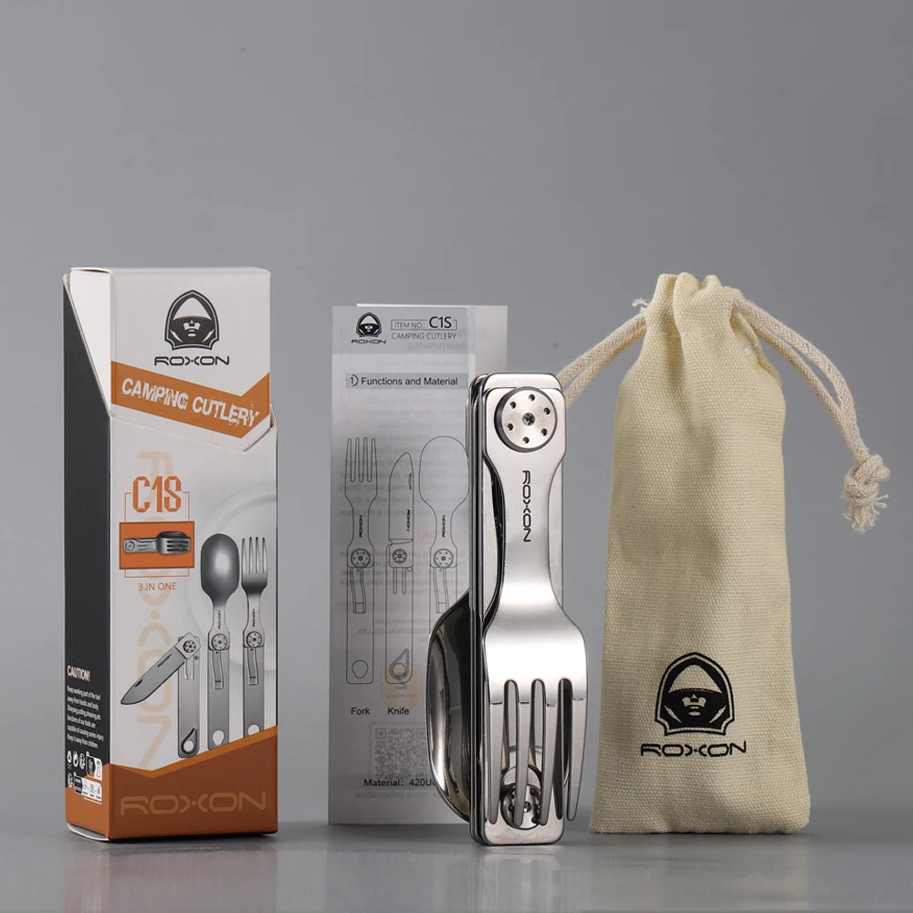 Couverts de camping – Inox démontable, trois versions – vue 6 | Chillvibes