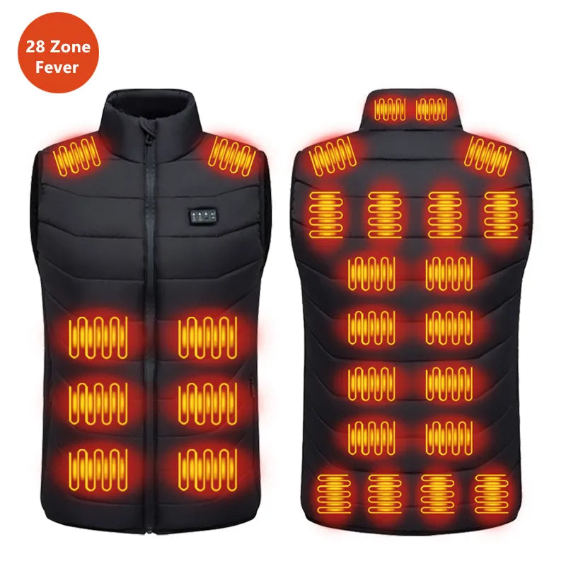 Gilet chauffant 28 zones – Batterie non fournie, S à 5XL – vue 6 | Chillvibes