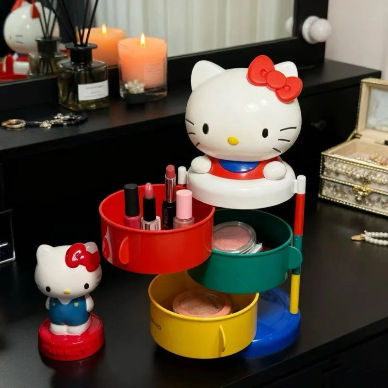 Rangement rotatif chat – Trois étages, bureau ou voiture | Chillvibes