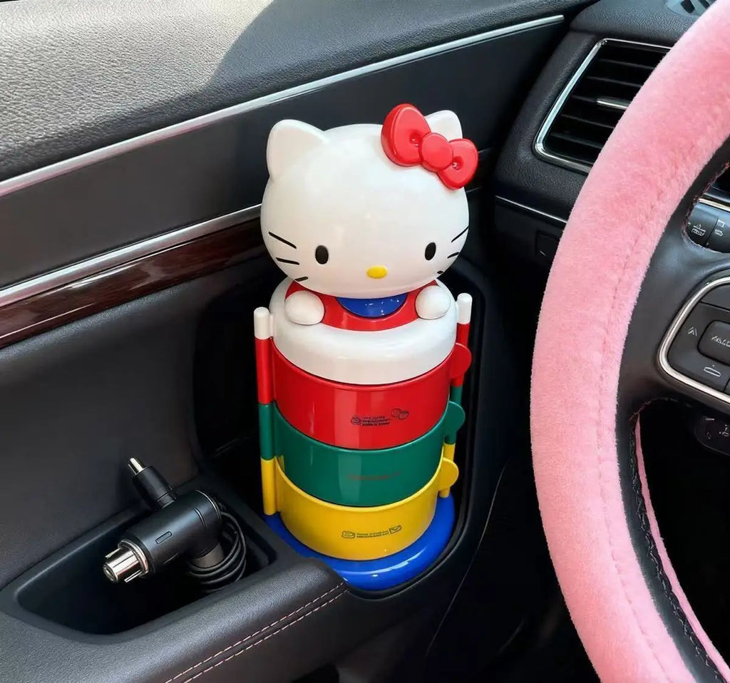 Rangement rotatif chat – Trois étages, bureau ou voiture – vue 5 | Chillvibes