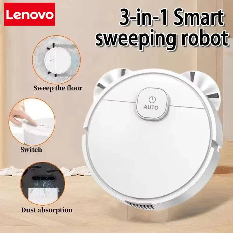 Robot aspirateur 3 en 1 – Rechargeable, poils d'animaux | Chillvibes