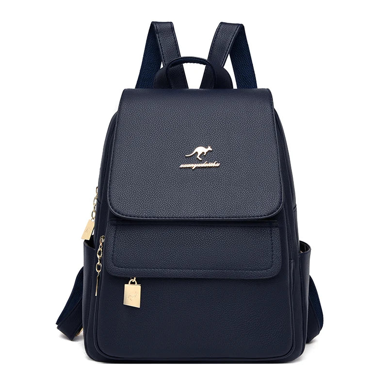 Sac à dos en cuir – Grande capacité, trois coloris | Chillvibes