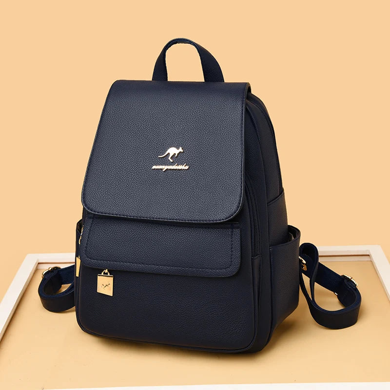 Sac à dos en cuir – Grande capacité, trois coloris – vue 4 | Chillvibes