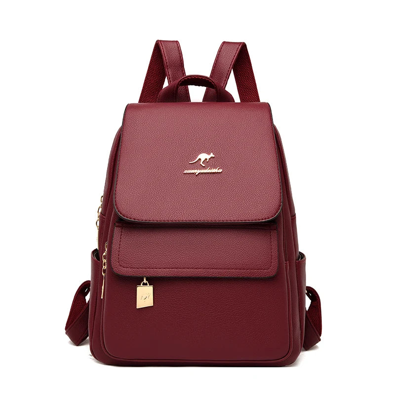 Sac à dos en cuir – Grande capacité, trois coloris – vue 8 | Chillvibes