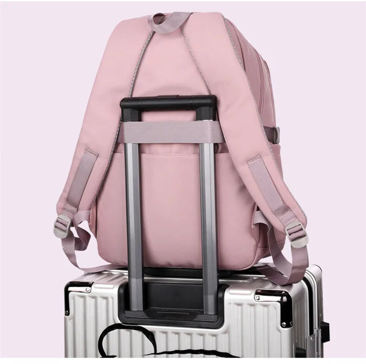 Sac à dos scolaire – Déperlant, cinq coloris – vue 3 | Chillvibes