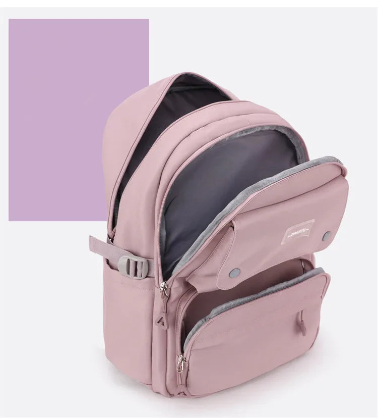 Sac à dos scolaire – Déperlant, cinq coloris – vue 4 | Chillvibes